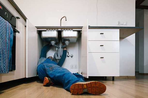 Professional Plumbing technician working in Clermont, IN